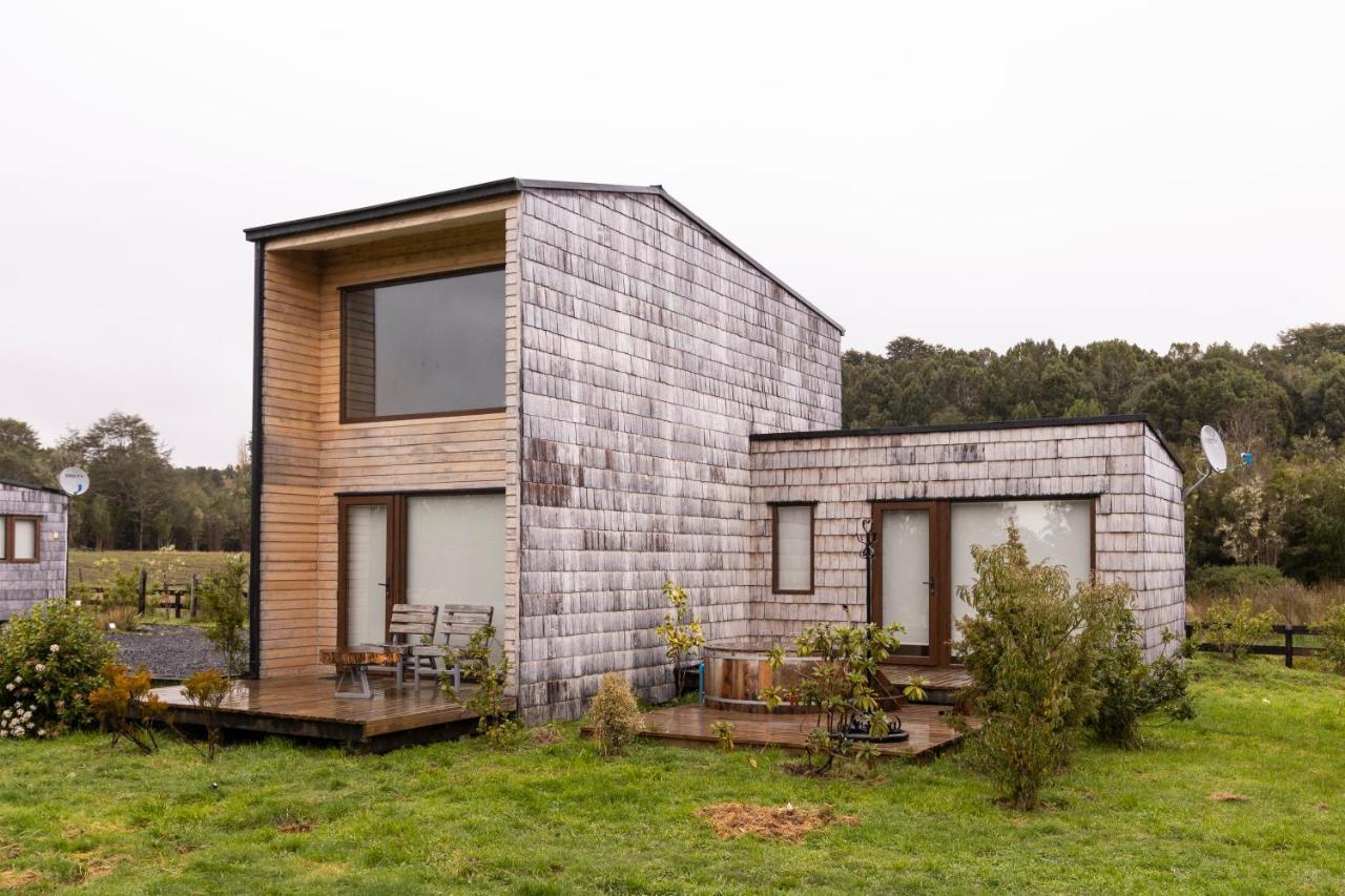 Cabanas Arrayanes De Huillinco En Chiloe ชอนชี ภายนอก รูปภาพ