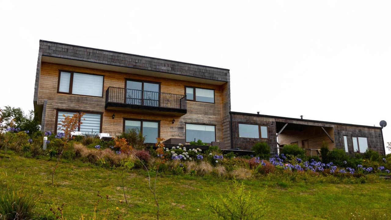Cabanas Arrayanes De Huillinco En Chiloe ชอนชี ภายนอก รูปภาพ